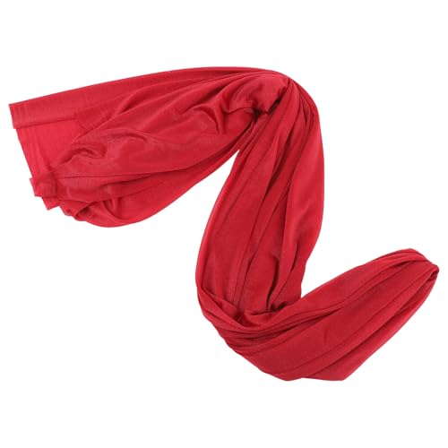 Luxshiny Cortina de Fondo Transparente para Boda Color Rojo de Poliéster, Reutilizable y Flexible, Adecuado para Ceremonias Románticas y Decoraciones Elegantes