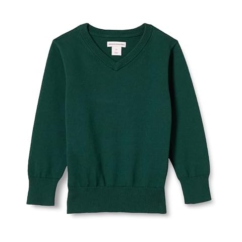 Amazon Essentials Kids' V-Neck Cotton Jumper Cover