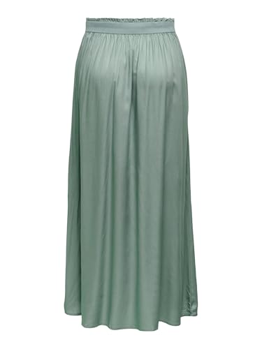 ONLY Damen ONLVENEDIG Life Long Skirt WVN NOOS 15164606, Chinois Green, M – Ansicht 3