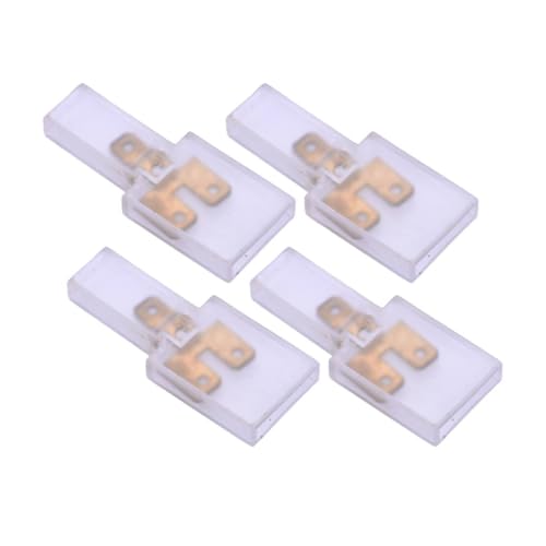 ciciTree 4Stück 6.3mm Kabelschuhe Flachstecker Y Verteiler Konverter Adapter Isolierung Isoliertes Gehäuse Gehäuse