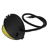 Ciieeo 3 Stück Fußpumpe Blasebalg mit Adaptern für Luftbett und Gymnastikball Robust Kompakt Fußbetrieben Geeignet für Camping Kajak Boot Schnelle Befüllung und Entleerung