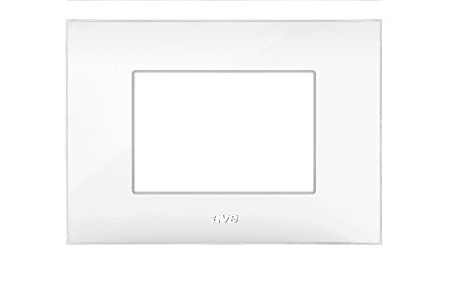 PLACCA AVE SERIE YOUNG44 4 MODULI COLORE BIANCO COD. 44PJ04B