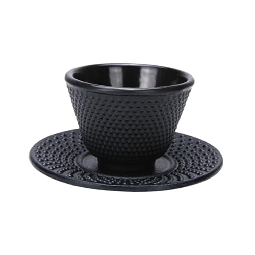 Zanthicia Teiere Giapponesi, Tazze da tè in ghisa con piattino,