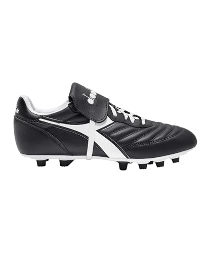 Diadora Fútbol - Zapatos de leva Brasil OG LT T MDPU FG FC9981 negro blanco 43