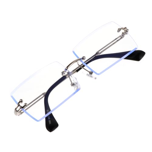 VANZACK Rimless Fashion Sunglasses with UV Protection Lightweight Party Glasses for Beach Vacation Stylish Frame Eyewear with Elastic Hinge Comfortable Fit