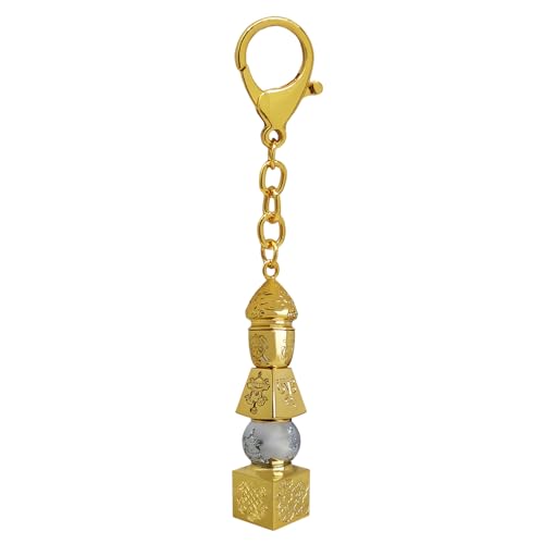Pagode des 5 éléments Feng Shui avec 8 objets porte-clés W5659