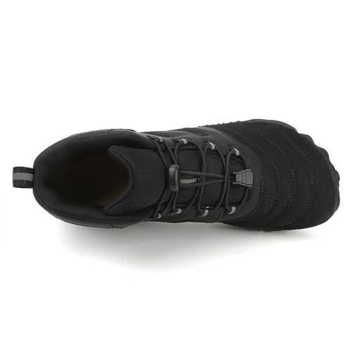 Minimalist Barefoot Shoes Men Women Winter Wide Toe Box Zero Drop Walking Shoes High Top Warm Ankle Booties2