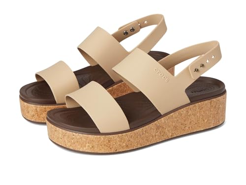 Image of Crocs Women's Brooklyn Cork Low Wedge