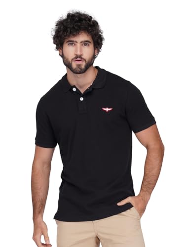 Image of Zvezda Men's Cotton Polo T-Shirt /European Fit /Half Sleeve Casual Wear for Daily Use /Soft Breathable Fabric /Stylish & Comfortable Polo for Office, Outing & Everyday Wear