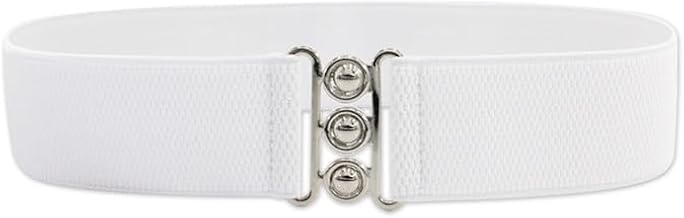 Wide Elastic Waist,Women Vintage Wide Waist Belt,Waist Belt Wide Stretch Belt Elastic Waistband Stretchy Waist Belt for Women,Elasticated Wide Dress Belt Wide Stretch Belts for Women