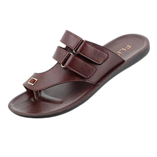 FLITE Mens Slipper/Leather Slippers for Men/PU slippers for Men (numeric_10) (B0C3XFWZZ3) Amazon Price History, Amazon Price Tracker