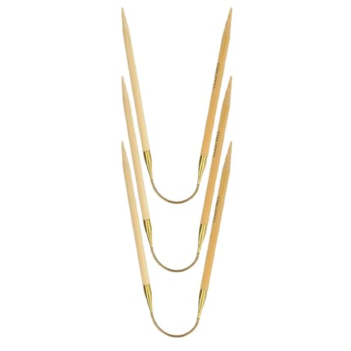 Aiguilles bambou Addi CraSyTrio 30 cm tricot circulaire sans fatigue