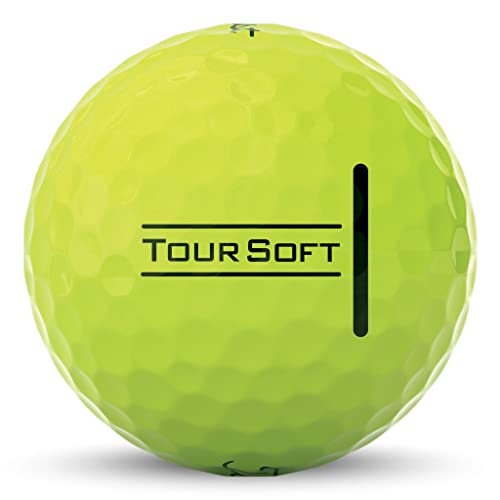 Titleist-Tour-Soft-Bolas-DE-Golf-Adultos-Unisex-Amarillo-Talla-unica