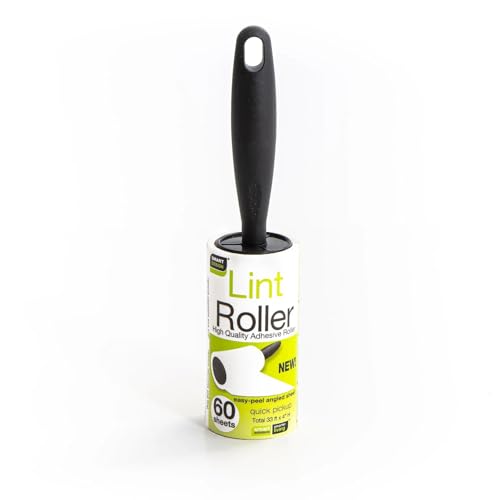 Image of Lint Rollers for Pet Hair, Sticky, Remover for Couch, Clothes Furniture and Carpet. Dog Hair Remover Cat Hair, Animal Fur, Fuzz. 5 Large Lint Rollers(300 Sheets) (60 Lint Sheets)