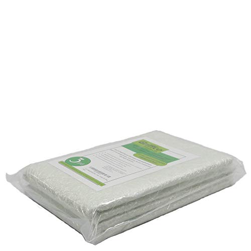 1 Oz. Fiberglass Chopped Strand Mat - 3 Yards X 50" Wide for Hand Layup, Vacuum Bagging or Molding Composites with Epoxy, Polyester or Vinyl Ester Resins