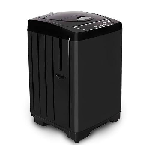 Image of Power Guard 8 Kg Fully Automatic Top Load Washing Machine 5 Star with Oceanus Wave Drum, Fuzzy Logic Control (PG80WMFATL-01, Express Wash, Air Dry, Soft Close Lid, Black)