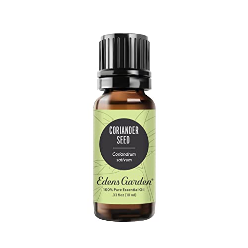 Edens Garden Coriander Seed Essential Oil- 100% Pure Premium Grade, Undiluted, Natural, Therapeutic, Aromatherapy, The Best for Diffuser, Skin, Candle, Kid Safe 10 ml (.33 fl oz)