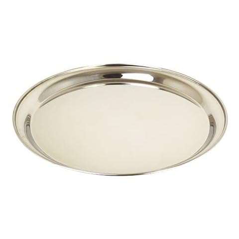 Acense 40cm Round Stainless Steel Tray Cover