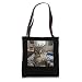 Funny Smoking Cat Cigarette Kitty Gen Z Meme Cat Lover Tote Bag