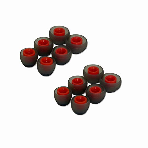 6 Pares Silicona Almohadillas de Repuesto Eartips Para Auriculares JayBird X3 X4 , Jaybird Run Jaybird Freedom F5 Ear Tips Eargels
