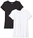 amazon-essentials-2-pack-tech-stretch-short-sleeve-crew-t-shirt-athletic-shirts-negro-blanco-medium