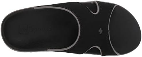 Spenco Women Kholo Plus Slide Sandal, Onyx, 8 Wide US | Image 4