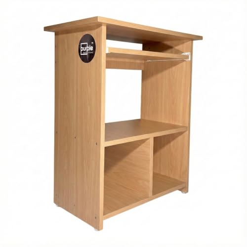 Image of Purple Furniture Engineered Wood Elite Home Office Computer Table,Study Desk,Writing Desk and Lap Desk for Students,Kids and Adults(Matte Finish, Do-It-Yourself, Small) (Beech Wood)
