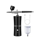 Kit Compresor Con Inyector Cepillo Pistolas Pulverizadoras Pintura Aerógrafo Recargable Para Decoración Uñas Manualidades Pastel Rociador Niebla Pistolas Eléctricas