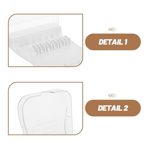 Evite bacterias en boquillas de irrigador dental con este estuche protector ABS 3