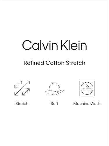 Calvin Klein Men's Dress Shirt Regular Fit Refined Cotton Stretch4