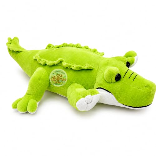 Image of Alligator Soft Toy 50 CM Plush Stuffed Crocodile Toy for Kids | Ultra Soft Animal Plush Teddy | Washable Cuddly Pillow for Boys, Girls & Babies | Birthday Gift & Home Decor
