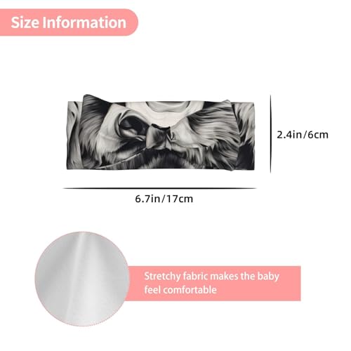 Sketch bear Picture Baby Bow Headband Super Stretchy Soft Bows Hair Accessories for Newborn Infants Toddlers Kids Girls3