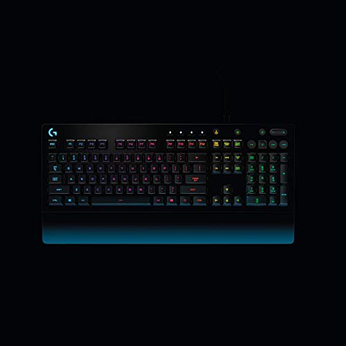 Logitech G G213 Prodigy Gaming Keyboard, LIGHTSYNC RGB, Touches Mech-Dome, Résistant aux Mors, Boutons multimédia, AZERTY Layout Belge - Noir – Image 5