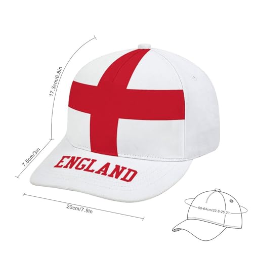 Gorra Beisbolera ajustable con bandera nacional miniatura 2