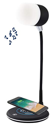 BLP3990-133 Schreibtischlampe mit Lautsprecher und Induktionskochfeld – Bluetooth – 3 W – Schwarz