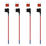 【Dos ranuras para fusibles】Proporciona protección de circuito. Una ranura para fusibles protege los circuitos existentes y la otra ranura para fusibles protege los circuitos nuevos. La funda azul protege la conexión del cable. Los cables pelados se conectan simplemente con un tornillo de banco.