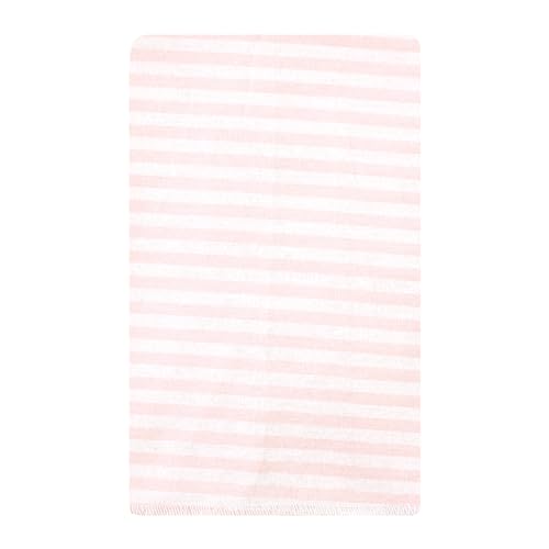Image of Hudson Baby Unisex Baby Cotton Poly Flannel Burp Cloths, Pink Bows 10 Pack, One Size
