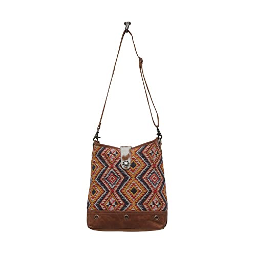 Myra Bag Western Leather Shoulder Bag for Women - Crossbody Bag Orange Ember4