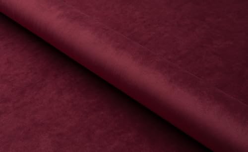 ua acoustics Upholstered Decorative Wall Panels Velvet Headboard Padding | Cushioned Planks | Padded Decor Collision Avoidance | Acoustic Soundproofing Treatment | (Burgundy, 4x Hexagon (25x25cm))