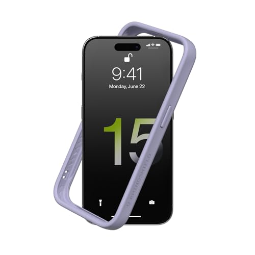 Coque bumper de protection fine sans BPA couleur lavande haut de gamme