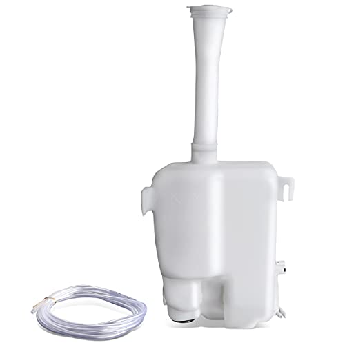 Auto Dynasty NI1288119 Factory Style Car Windshield Washer Reservoir Tank - Reservoir Cap | Filler Tube | Washer Fluid Pump - Compatible with Infiniti I30 I35 Maxima 95-04, White