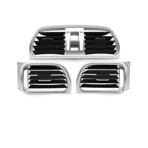 Rejilla de ventilación central derecha plata para Porsche 911 997 2