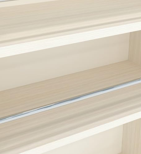 Image of SPECIALITY PANELS 5-Tier Kitchen Storage Bookshelf, White, 176x60x30 cm, Free Standing Tall Unit for Kitchen Utensils and Crockery with Carpenter Assembly