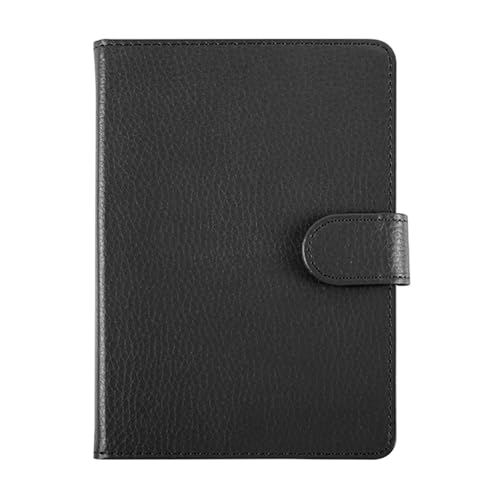 Funda para Sony PRS-T2 eReader de 6 pulgadas hecha en cuero sintético negro duradero