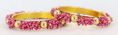 Image of NMII Metal and Zircon Studded Kadaa set for Women /Girls