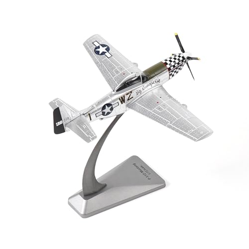 【Riproduzione fedele】- Il P-51D è un famosissimo caccia della seconda guerra mondiale, originariamente progettato e prodotto dalla North American Aviation per la Royal Air Force e in seguito adottato dalle United States Army Air Forces. Questo modello P51-D Metal è dipinto nella livrea P51D 
