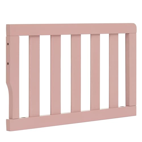 Image of Dream On Me Universal Convertible Crib Toddler Guard Rail in Deep Pink, Compatible with Select Dream On Me Cribs, Crib to Toddler Bed Conversion, Easily Attachable