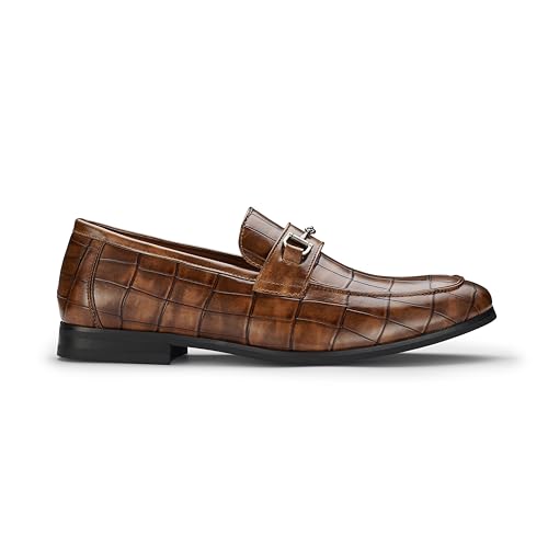 Image of Ferro Aldo Men's Premium Moc Toe Loafers | Casual & Dress Styles with Tassels & Horsebit Buckles