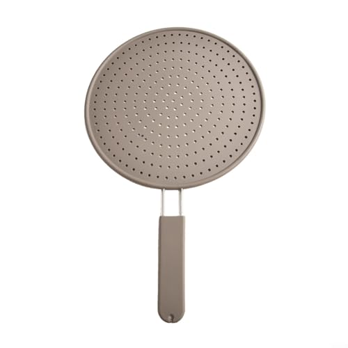 Protector de salpicaduras de silicona compatible con acero inoxidable para la contención de grasa de la sartén y la limpieza de la estufa