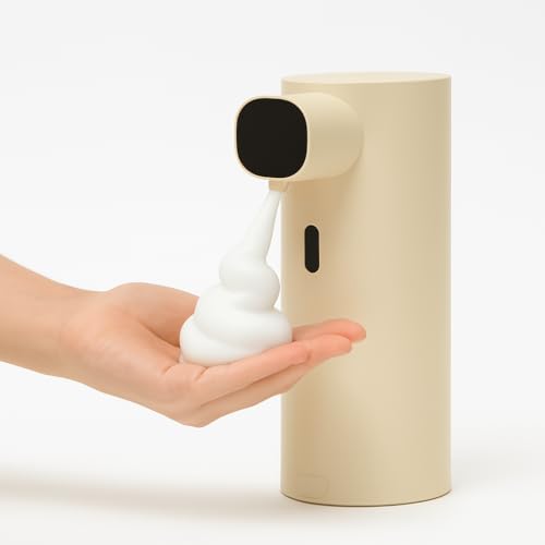 Nirvana Nest Automatic Soap Dispenser, 300ml, Touchless, Rechargeable, 3-level Adjustable Foam Settings with display, Long-lasting battery 30 days per charge, for Bathroom, Kitchen, Hotel, Restaurant